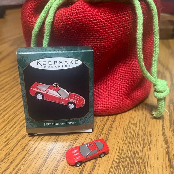 Hallmark Other - Keepsake by hallmark 1997 Miniature Corvette Ornament